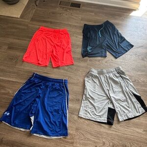 Under Armour Men's Athletic Shorts - Coral, Navy, Light Gray, Royal Blue